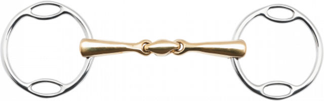 Produktbild von Busse Soft-Ring-Wassertrense KAUGAN-SHAPED Metall 14 mm Silber 11.5