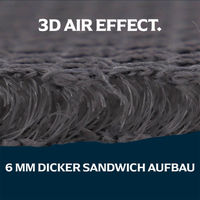 Produktbild von Busse Springschabracke 3D Air Effect Weiß mit Synthetik-Mesh-Gewebe für Vollblut