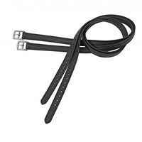 Produktbild von Busse Steigbügelriemen Soft-Curved aus Leder Schwarz 140 cm