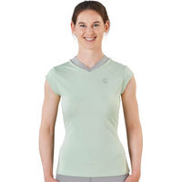 Produktbild von Busse T-Shirt Damen Elli Tech FS 2022 Smoke Green Grau Grün Größe S