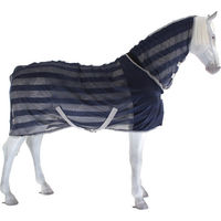 Produktbild von Busse Transport-Fliegendecke STRIPE PLUS aus Polyester in Navy und Silber
