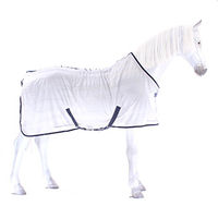 Produktbild von Busse Transport-Fliegendecke Stripe Silber Navy aus Polyester