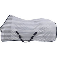 Produktbild von Busse Transport-Fliegendecke Stripe Silber Navy aus Polyester