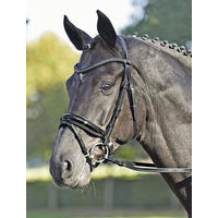 Produktbild von Busse Trense Luxury Leder Schwarz für Vollblut