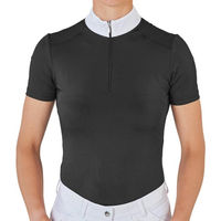 Produktbild von Busse Turnier-Reitshirt Damen Kurzarm Zamora Schwarz XS