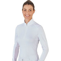 Produktbild von Busse Turnier-Reitshirt Marbella Damen Langarm Weiß XS