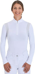 Busse Turnier-Shirt Damen Granada Langarmshirt Weiß L – Bild 1 von 1