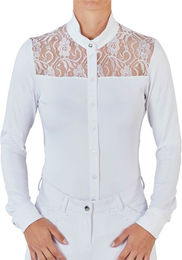 Busse Turnier-Shirt Damen Novara II Weiß XL – Bild 1 von 1