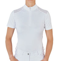 Produktbild von Busse Turniershirt BU Zamora Damen Reitshirt Kurzarm Weiß