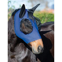 Produktbild von Busse Twin Fit Fliegenmaske für Ponys aus Nylon in Blau
