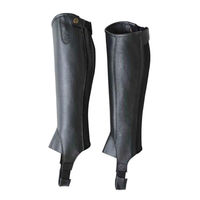 Produktbild von Busse Wadenchaps SOFT-JR für Kinder Schwarz XL
