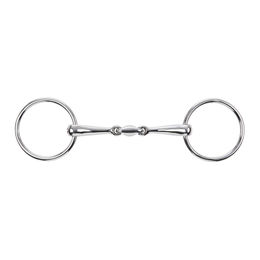 Busse Wassertrense aus Edelstahl doppelt gebrochen 14 mm 12,5 cm – Bild 1 von 5