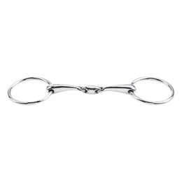 Busse Wassertrense aus Edelstahl doppelt gebrochen 14 mm Silber - 1 Stk. – Bild 1 von 8