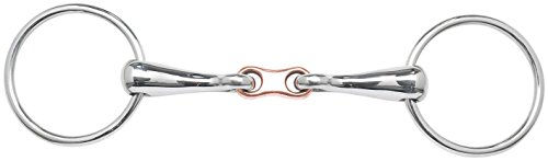 Produktbild von Busse Wassertrense aus Edelstahl doppelt gebrochen mit 18 mm Kupferstück 12,5 cm
