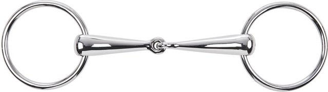 Busse Wassertrense aus Edelstahl mit einfach gebrochenem Gebiss 18 mm 15,5 cm – Bild 1 von 1