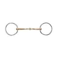 Produktbild von Busse Wassertrense Einfach Gebrochen KAUGAN-Shaped 14 mm Gebiss Gold 11,5 cm