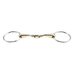 Produktbild von Busse Wassertrense KAUGAN doppelt gebrochen Gold 18 mm 14,5 cm