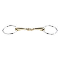 Produktbild von Busse Wassertrense KAUGAN doppelt gebrochen Gold 18 mm 14,5 cm