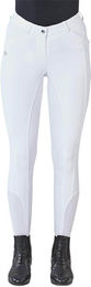 Busse Zaya Reithose Damen Full-Grip Vollbesatz Weiß Größe 40 – Bild 1 von 1