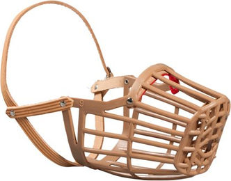 Buster Maulkorb aus Kunststoff Größe 9 in Braun oder Beige – Bild 1 von 2