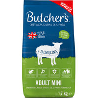 Produktbild von Butcher's Adult Mini Trockenfutter Lamm und Huhn für kleine Hunde 1,7kg ohne Farb- und Aromastoffe