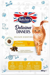 Produktbild von BUTCHER'S Functional Cat Dry Sensitive Katzen Trockenfutter mit Huhn glutenfrei 800 g - 800 g