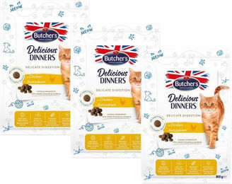 Produktbild von BUTCHER'S Functional Cat Sensitive Katzenfutter mit Huhn glutenfrei für sensible Katzen