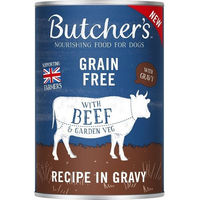 Produktbild von Butcher's Hundefutter Adult Stückchen in Soße Getreidefrei 400g - 24 x 400 g