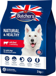 Produktbild von Butcher's Natural & Healthy Hundefutter Rind ohne Konservierungsstoffe 2 x 3 kg - 2 x 3 kg