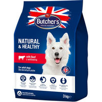 Produktbild von Butcher's Natural & Healthy Hundefutter Rind ohne Konservierungsstoffe 2 x 3 kg - 2 x 3 kg