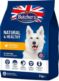 BUTCHER'S Natural & Healthy Trockenfutter Huhn für adulte Hunde 3 kg ohne Farb- und Aromastoffe - 2 x 3 kg – Bild 1 von 3