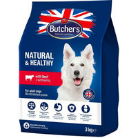 Produktbild von BUTCHER'S Natural & Healthy Trockenfutter Rind für adulte Hunde 3 kg - 3 kg