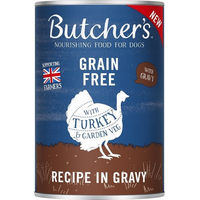 Produktbild von Butcher's Original Getreidefreies Hundefutter Adult Stückchen in Soße 24 x 400 g - 400 g