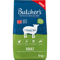 Produktbild von Butcher's Trockenfutter Lamm und Huhn für adulte Hunde aller Größen 15kg ohne Farb- und Aromastoffe