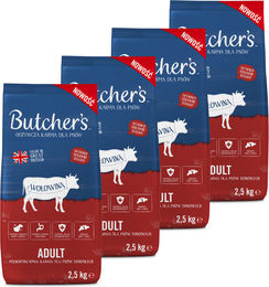Butcher's Trockenfutter Rind und Huhn für adulte Hunde aller Größen 4 x 2,5 kg ohne Farb- und Aromastoffe – Bild 1 von 1