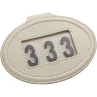 Produktbild von By Wilton Reitnummernhalter Pin aus Kunststoff Medium in Schwarz Weiß oder Beige
