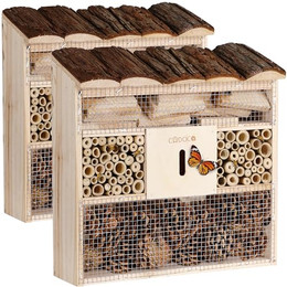 Produktbild von Cadoca Insektenhotel Bug's Inn 31x30,5x9,5cm Holz wetterfest