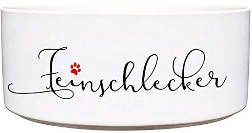 Produktbild von Cadouri Keramik Hundenapf Feinschlecker - 1300 ml