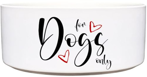 Produktbild von Cadouri Keramik Hundenapf for Dogs only - 1,3 l