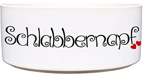 Produktbild von Cadouri Keramik Hundenapf Schlabbernapf - 1,3 l