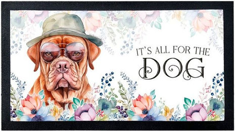 Produktbild von Cadouri Napfunterlage BORDEAUX DOGGE