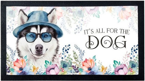 Produktbild von Cadouri Napfunterlage HUSKY aus Polyester mit rutschfester Gummirückseite