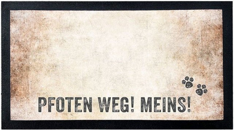 Produktbild von Cadouri Napfunterlage PFOTEN WEG! MEINS!