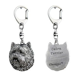 Cairn Terrier Schlüsselanhänger silber – Bild 1 von 9