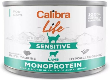 Produktbild von CALIBRA Cat Life Sensitive Lamb 200 g mit Lamm für empfindliche Katzen