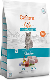 Produktbild von Calibra Cat Life Sterilised Huhn - 2 x 6 kg