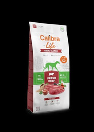 Produktbild von CALIBRA Dog Life Adult Large Fresh Rind - 2 x 12 kg