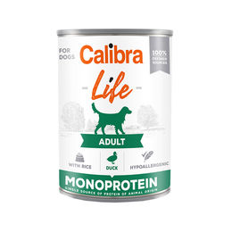 Calibra Dog Life Adult Nassfutter - Ente - 6 x 400 g – Bild 1 von 2