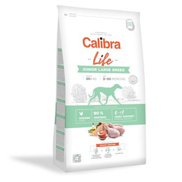 Produktbild von CALIBRA Dog Life Junior Large Breed Huhn - 2,5 kg