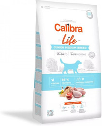 Produktbild von CALIBRA Dog Life Junior Medium Breed Huhn - 12 kg